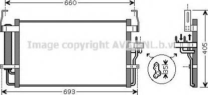 Ava Quality Cooling HY 5092 - Конденсатор кондиционера autosila-amz.com