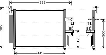 Ava Quality Cooling HY5081D - Конденсатор кондиционера autosila-amz.com