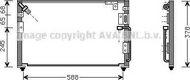 Ava Quality Cooling HY 5079 - Конденсатор кондиционера autosila-amz.com