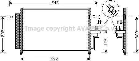 Ava Quality Cooling HY5165D - Конденсатор кондиционера autosila-amz.com