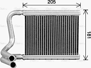 Ava Quality Cooling HY6594 - Теплообменник, отопление салона autosila-amz.com