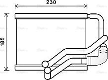 Ava Quality Cooling HY6314 - Теплообменник, отопление салона autosila-amz.com