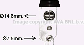 Ava Quality Cooling HY1473 - Расширительный клапан, кондиционер autosila-amz.com