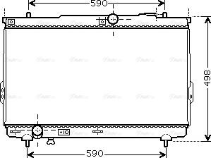 Ava Quality Cooling HY 2111 - Радиатор, охлаждение двигателя autosila-amz.com