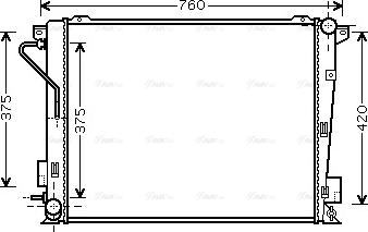 Ava Quality Cooling HY 2171 - Радиатор, охлаждение двигателя autosila-amz.com