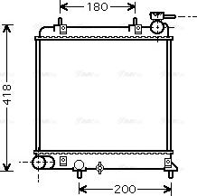 Ava Quality Cooling HYA2085 - Радиатор, охлаждение двигателя autosila-amz.com