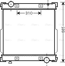 Ava Quality Cooling IV 2095 - Радиатор, охлаждение двигателя autosila-amz.com