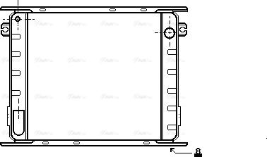 Ava Quality Cooling IV 2009 - Радиатор, охлаждение двигателя autosila-amz.com