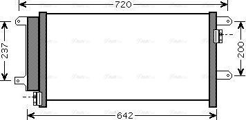 Ava Quality Cooling IVA5089D - Конденсатор кондиционера autosila-amz.com