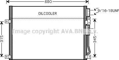 Ava Quality Cooling JE 5045 - Конденсатор кондиционера autosila-amz.com