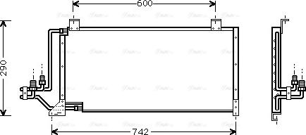 Ava Quality Cooling JE 5006 - Конденсатор кондиционера autosila-amz.com