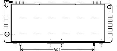 Ava Quality Cooling JE 2001 - Радиатор, охлаждение двигателя autosila-amz.com