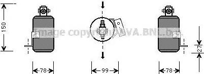 Ava Quality Cooling JE D015 - Осушитель, кондиционер autosila-amz.com