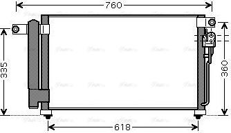 Ava Quality Cooling KA5081D - Конденсатор кондиционера autosila-amz.com