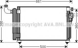 Ava Quality Cooling KA5082 - Конденсатор кондиционера autosila-amz.com