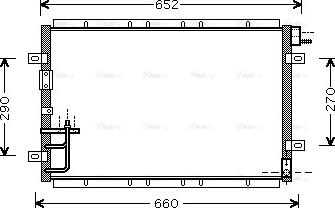 Ava Quality Cooling KA5030 - Конденсатор кондиционера autosila-amz.com