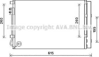 Ava Quality Cooling KA5280D - Конденсатор кондиционера autosila-amz.com