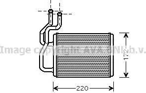 Ava Quality Cooling KA6118 - Теплообменник, отопление салона autosila-amz.com