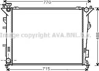 Ava Quality Cooling KA2107 - Радиатор, охлаждение двигателя autosila-amz.com