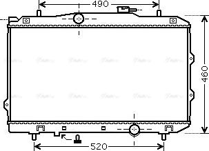 Ava Quality Cooling KA2119 - Радиатор, охлаждение двигателя autosila-amz.com