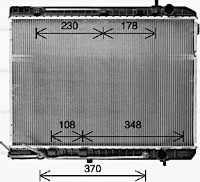 Ava Quality Cooling KA2333 - Радиатор, охлаждение двигателя autosila-amz.com