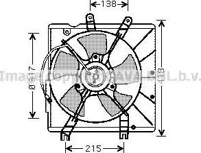 Ava Quality Cooling KA7504 - Вентилятор, охлаждение двигателя autosila-amz.com