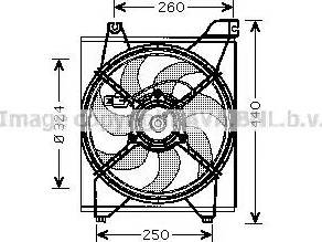 Ava Quality Cooling KA7515 - Вентилятор, охлаждение двигателя autosila-amz.com