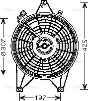 Ava Quality Cooling KA7511 - Вентилятор, охлаждение двигателя autosila-amz.com