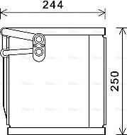 Ava Quality Cooling KAV199 - Испаритель, кондиционер autosila-amz.com