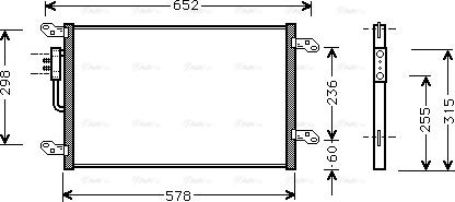 Ava Quality Cooling LC 5080 - Конденсатор кондиционера autosila-amz.com