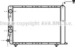 Ava Quality Cooling LC 2036 - Радиатор, охлаждение двигателя autosila-amz.com