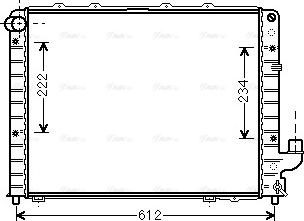 Ava Quality Cooling LCA2059 - Радиатор, охлаждение двигателя autosila-amz.com