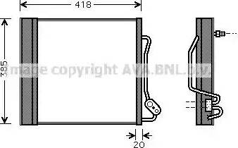 Ava Quality Cooling MC 5010 - Конденсатор кондиционера autosila-amz.com