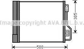 Ava Quality Cooling MC5013D - Конденсатор кондиционера autosila-amz.com