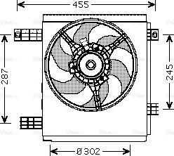 Ava Quality Cooling MC 7501 - Вентилятор, охлаждение двигателя autosila-amz.com