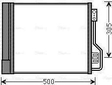 Ava Quality Cooling MCA5013D - Конденсатор кондиционера autosila-amz.com