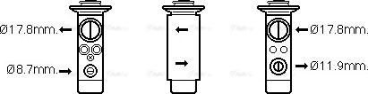 Ava Quality Cooling ME1273 - Расширительный клапан, кондиционер autosila-amz.com
