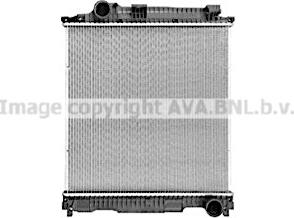 Ava Quality Cooling ME2111N - Радиатор, охлаждение двигателя autosila-amz.com