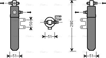 Ava Quality Cooling ME D229 - Осушитель, кондиционер autosila-amz.com