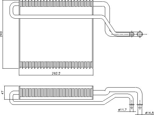 Ava Quality Cooling MEV358 - Испаритель, кондиционер autosila-amz.com