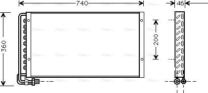 Ava Quality Cooling MN 5013 - Конденсатор кондиционера autosila-amz.com