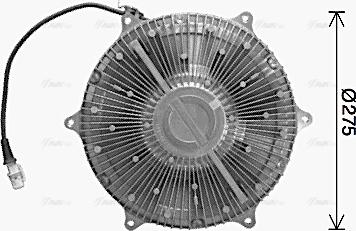 Ava Quality Cooling MNC130 - Сцепление, вентилятор радиатора autosila-amz.com