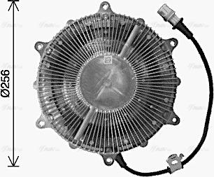 Ava Quality Cooling MNC131 - Сцепление, вентилятор радиатора autosila-amz.com
