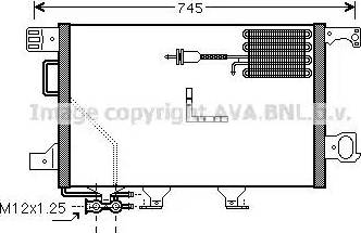 Ava Quality Cooling MS 5361 - Конденсатор кондиционера autosila-amz.com