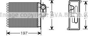 Ava Quality Cooling MS 6400 - Теплообменник, отопление салона autosila-amz.com