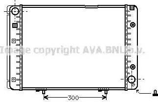 Ava Quality Cooling MS 2082 - Радиатор, охлаждение двигателя autosila-amz.com