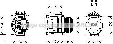 Ava Quality Cooling MS K097 - Компрессор кондиционера autosila-amz.com