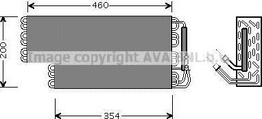 Ava Quality Cooling MSV698 - Испаритель, кондиционер autosila-amz.com