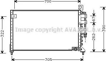 Ava Quality Cooling MT 5097 - Конденсатор кондиционера autosila-amz.com