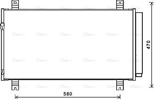 Ava Quality Cooling MT5258D - Конденсатор кондиционера autosila-amz.com